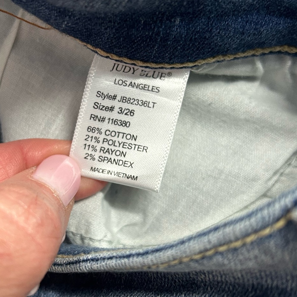 Judy Blue Women's Relaxed Fit High Waisted Skinny‎ Jeans  Sz 3/26 - Picture 8 of 8